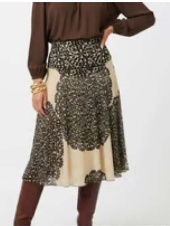 Diane Von Furstenberg Dresses & Skirts - Diane Von Furstenberg Velvet Snow Garden Vintage Skirt Size 6